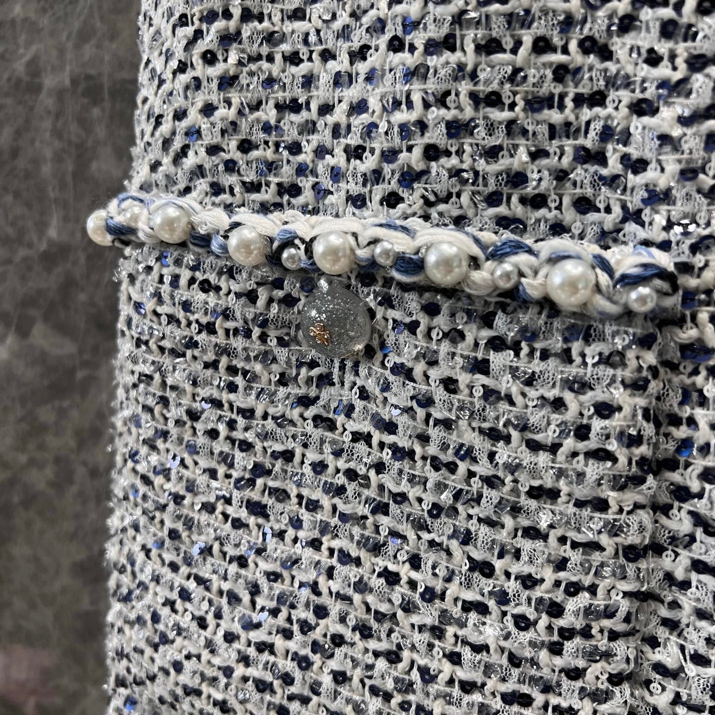 Socialite-Style Tweed Dress