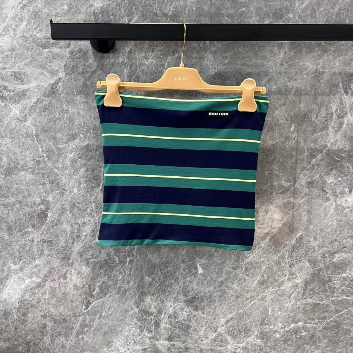 Classic Striped Bustier Top