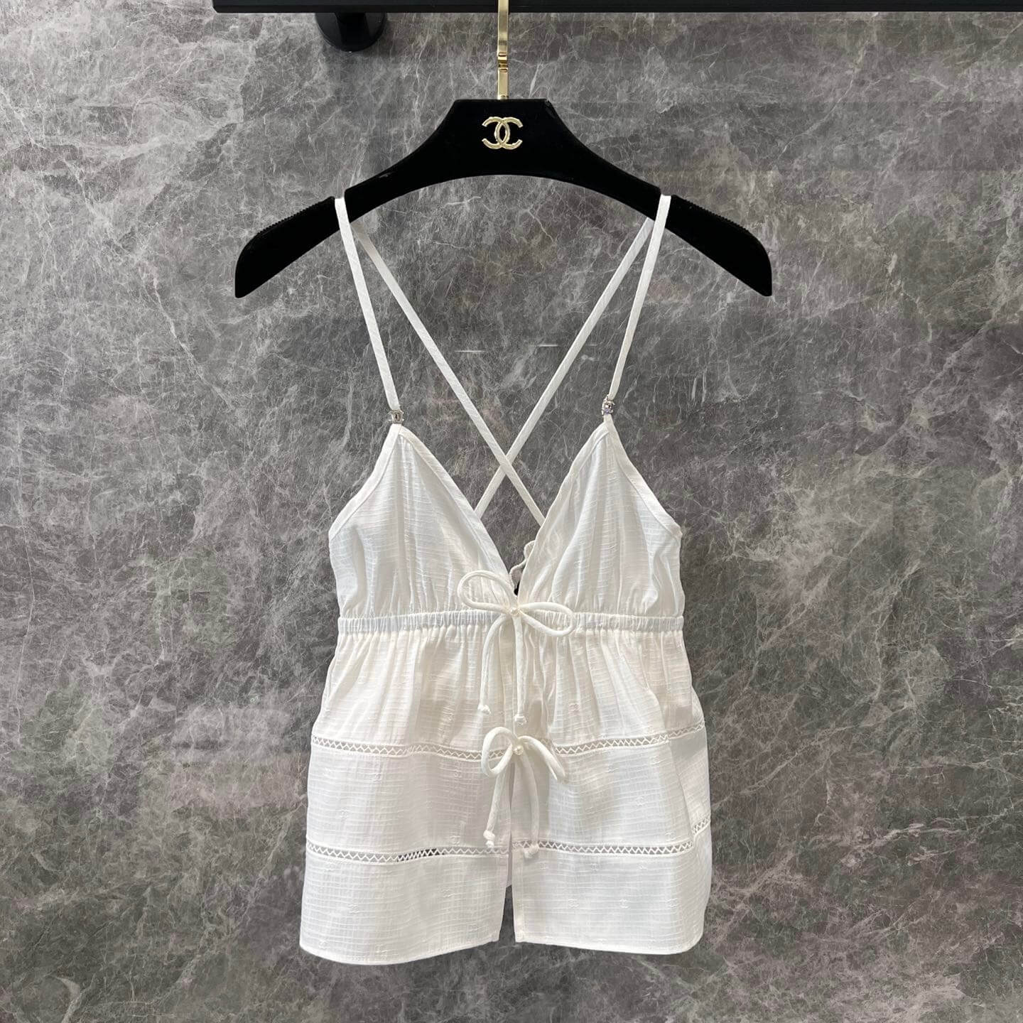 Vacation Style Bow-Tie V-Neck Camisole