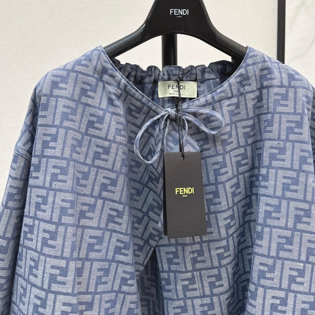 Classic All-Over Print Lettering Cape Coat