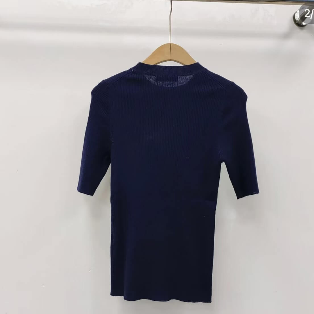 Minimalist Versatile Knitted Short Sleeve