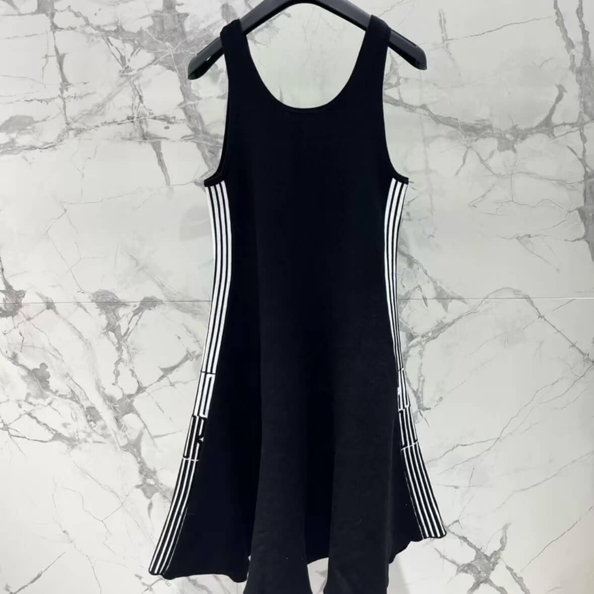 Side Webbing Patchwork Dress