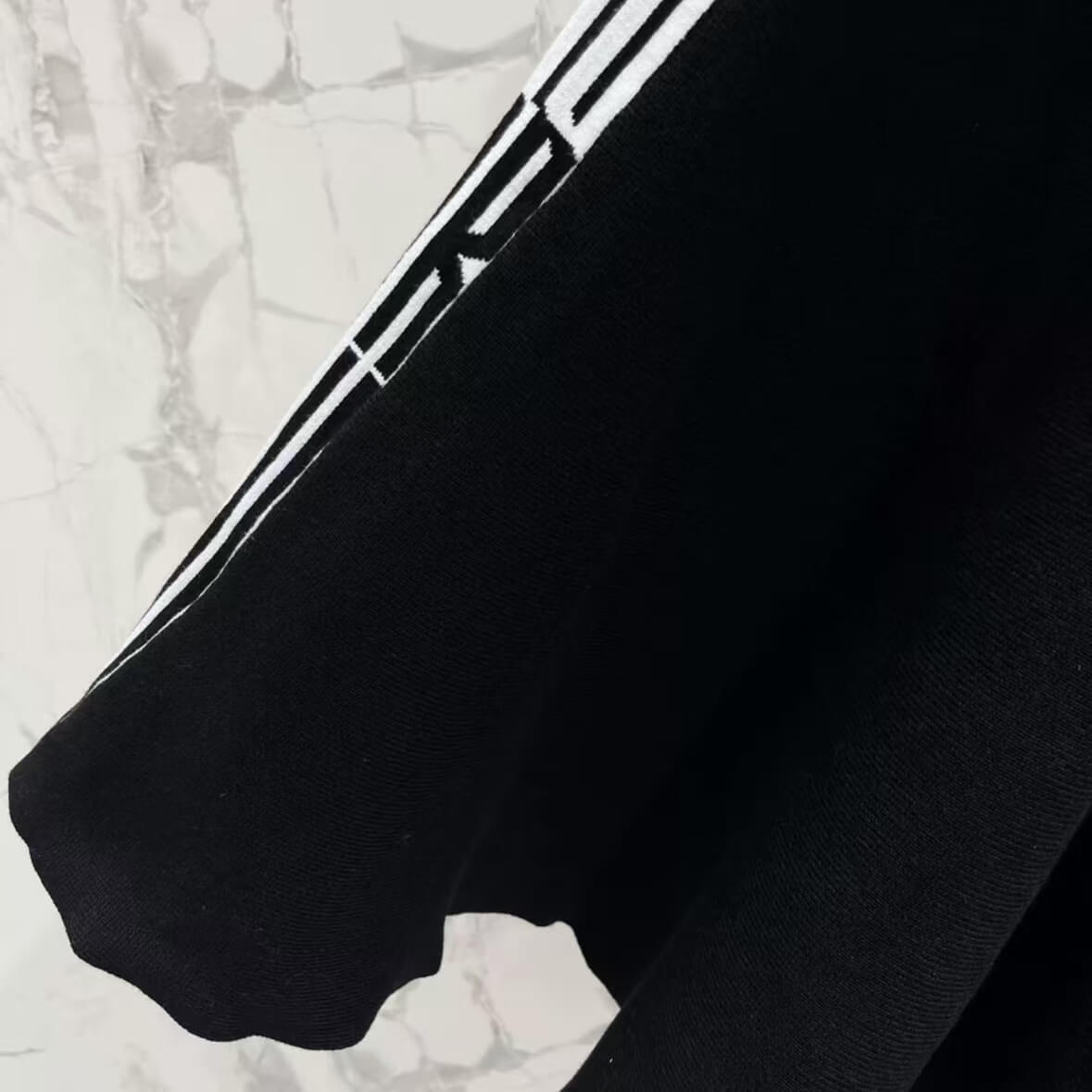 Side Webbing Patchwork Dress