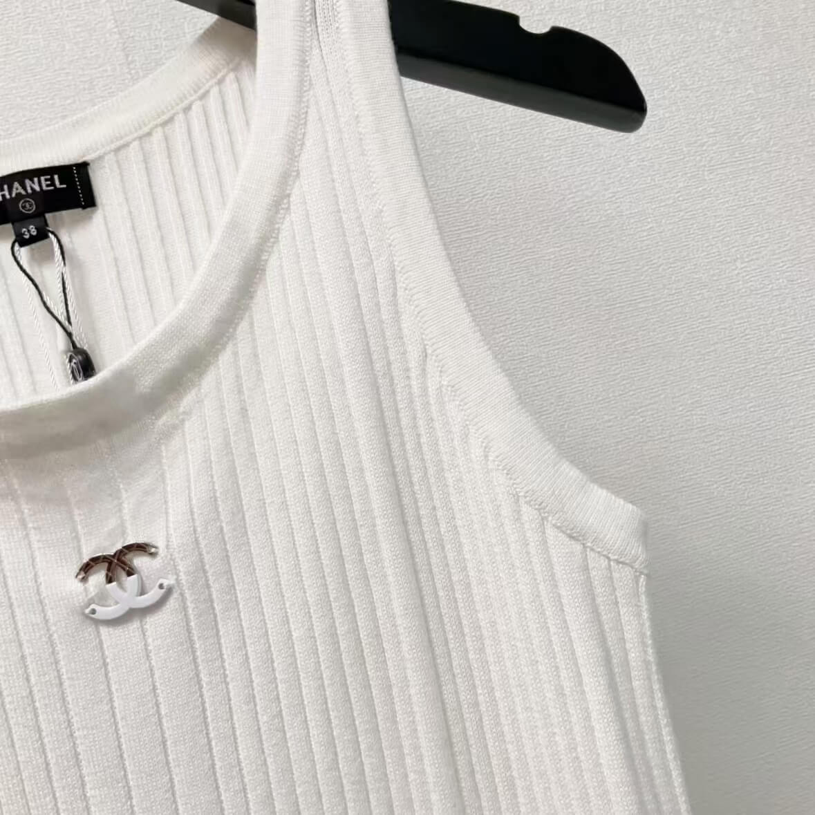 CHA Minimalist Elegance Knit Vest Dress