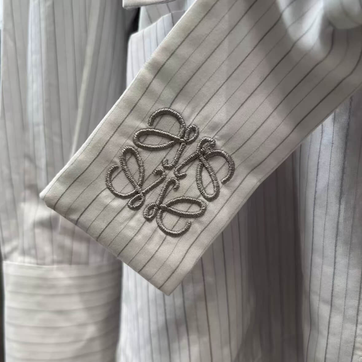 Minimalist Classic Striped Belted Shirt Dress