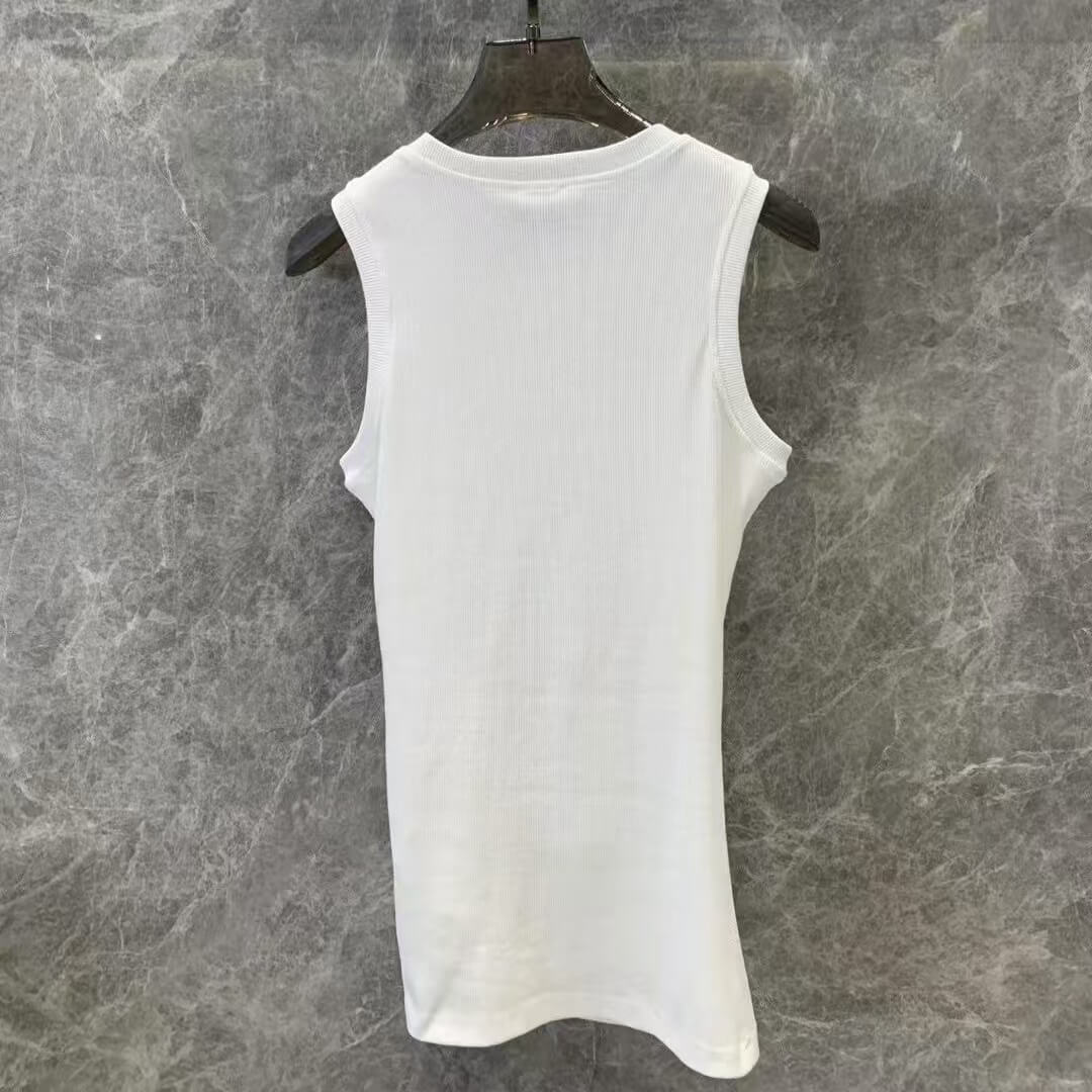 Trendy Free-Form Pleated Metal-Button Vest