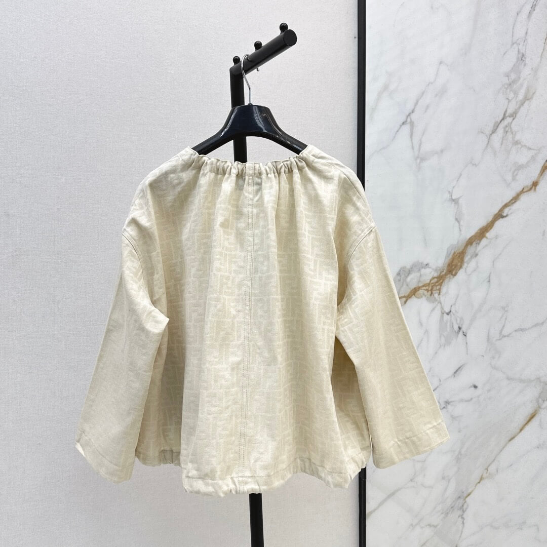 Classic All-Over Print Lettering Cape Coat