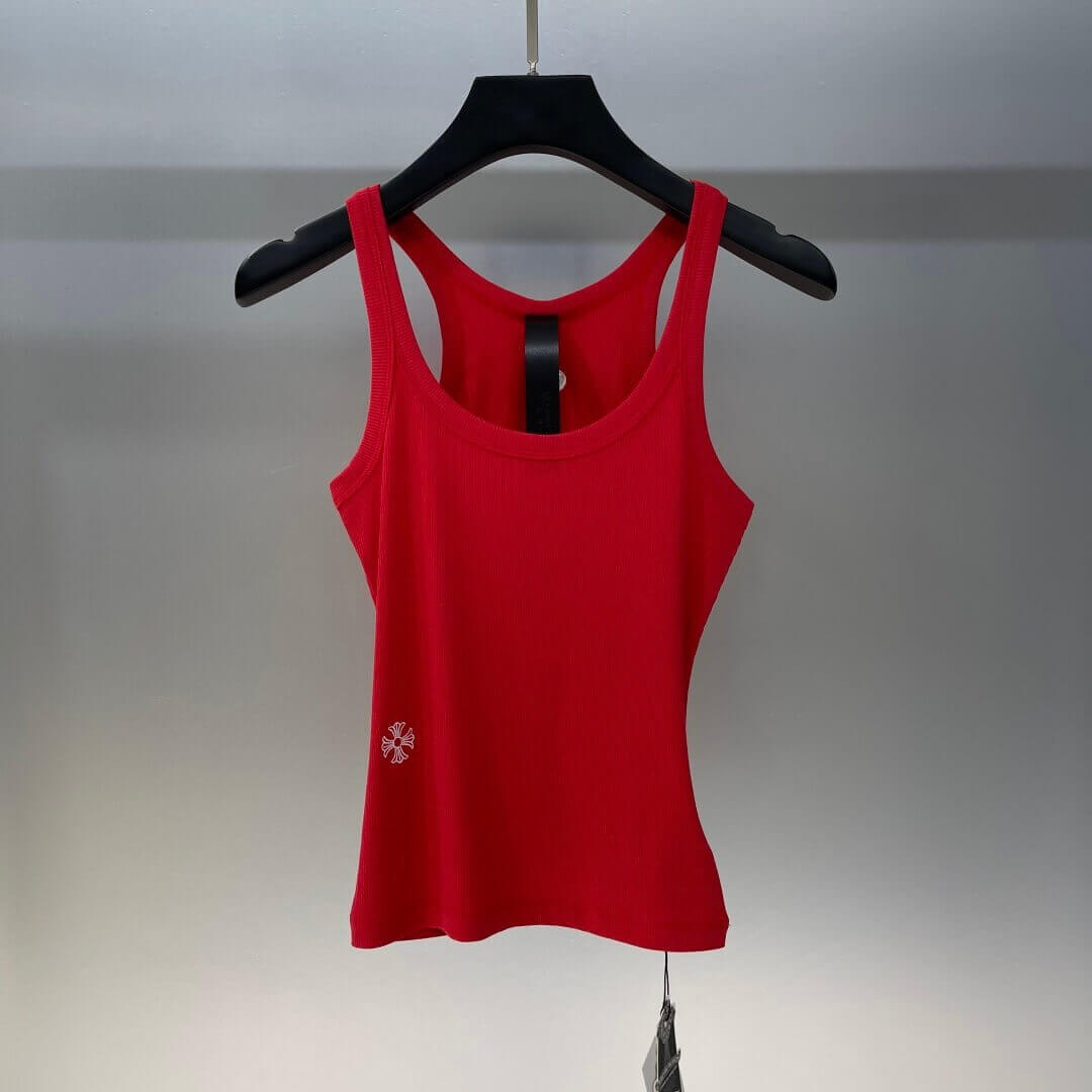 Sanskrit Embroidered Ribbed Vest