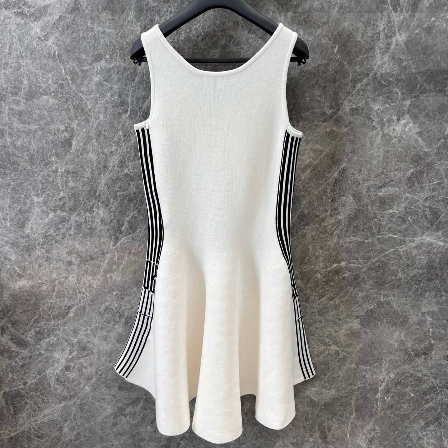 Side Webbing Patchwork Dress