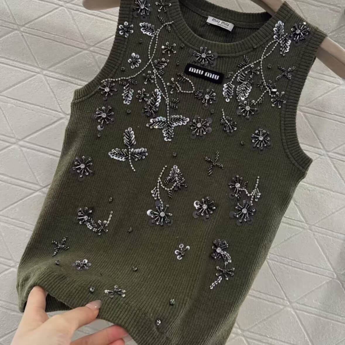Limited Edition Hand-Beaded Patchwork Embroidered Vest
