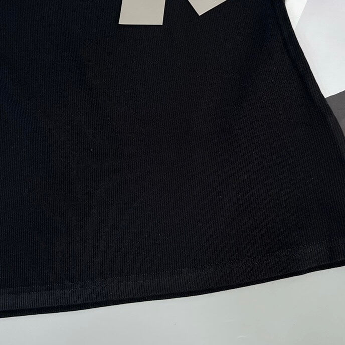 Minimalist Style Bee Letter Embroidered Vest