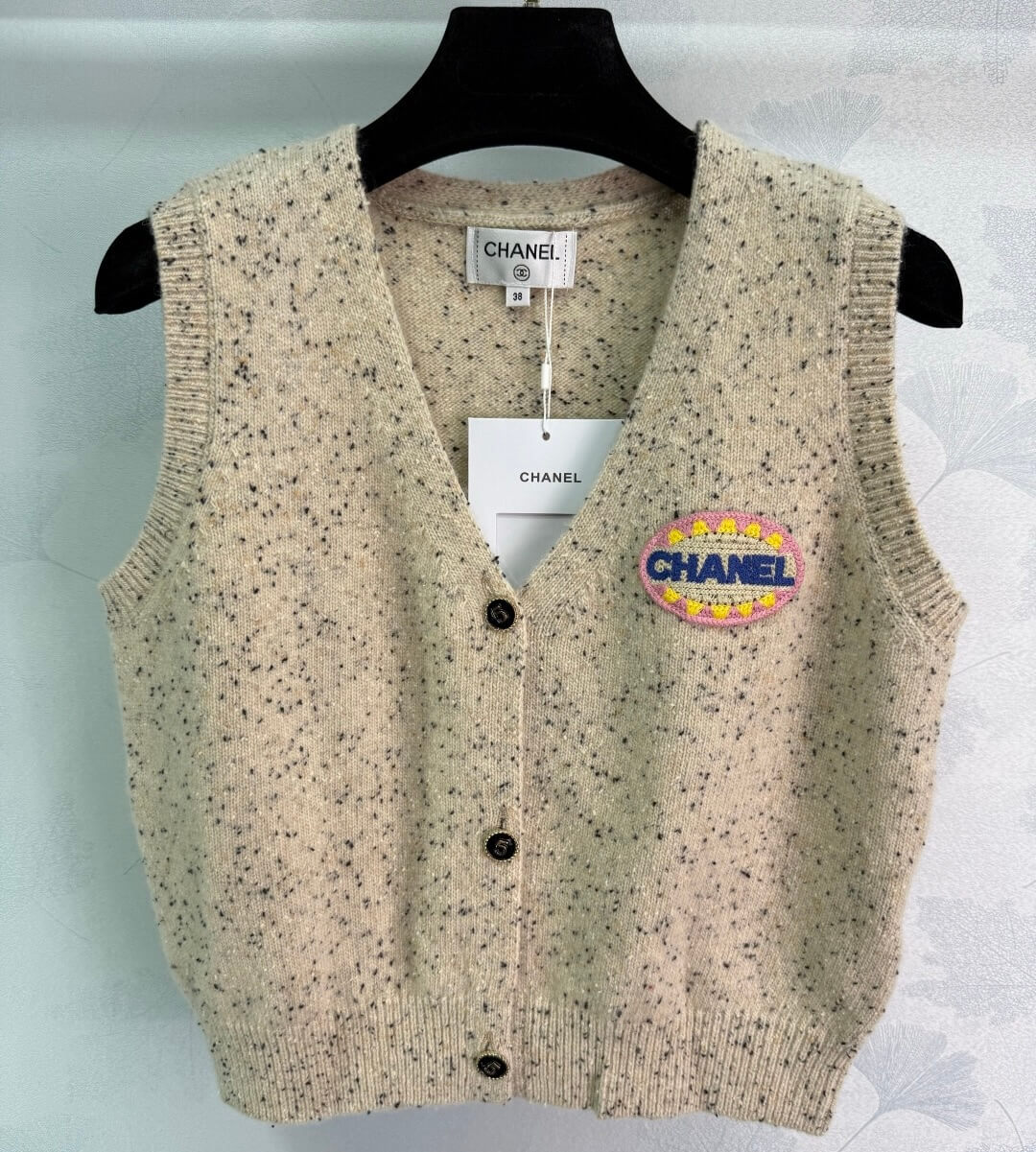 Sophisticated V-Neck Wool Knit Waistcoat