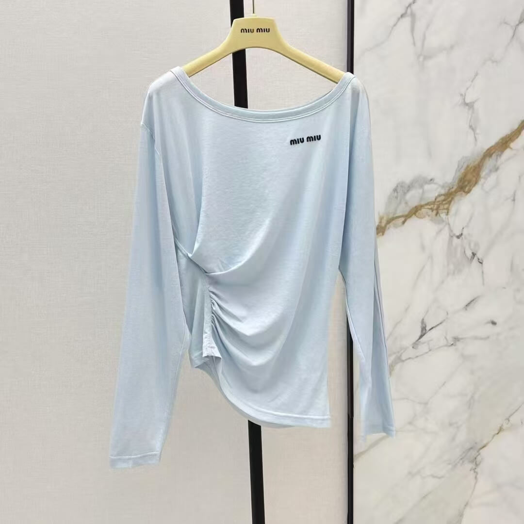 Casual Off-Shoulder Sun Protection Long Sleeve