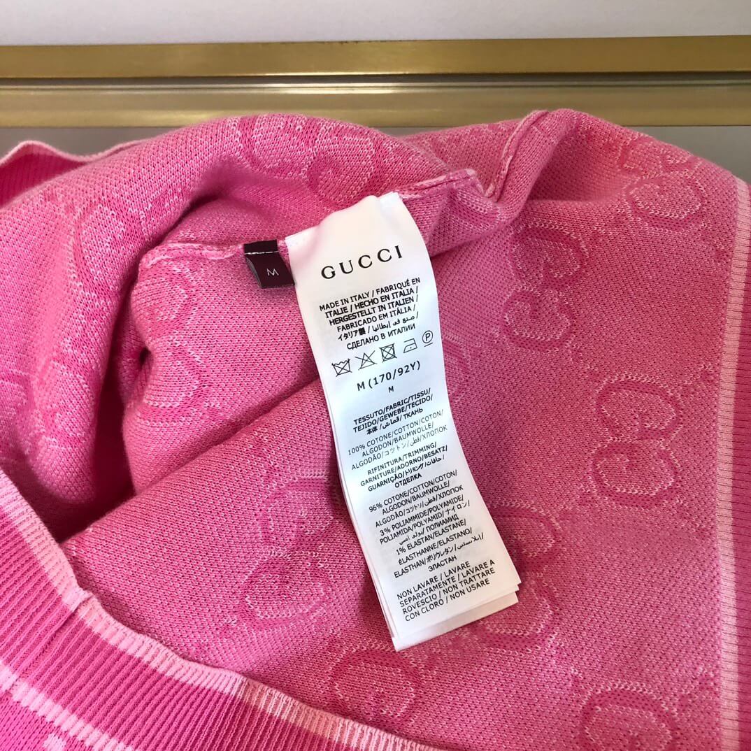 Classic Pink Cotton Jacquard Dress