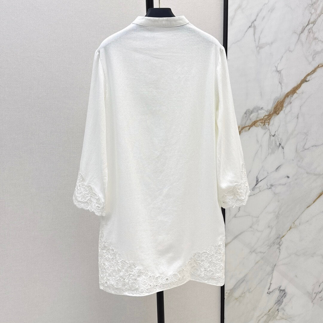 Elegant Heavy-Embroidered Full-Coverage Dress