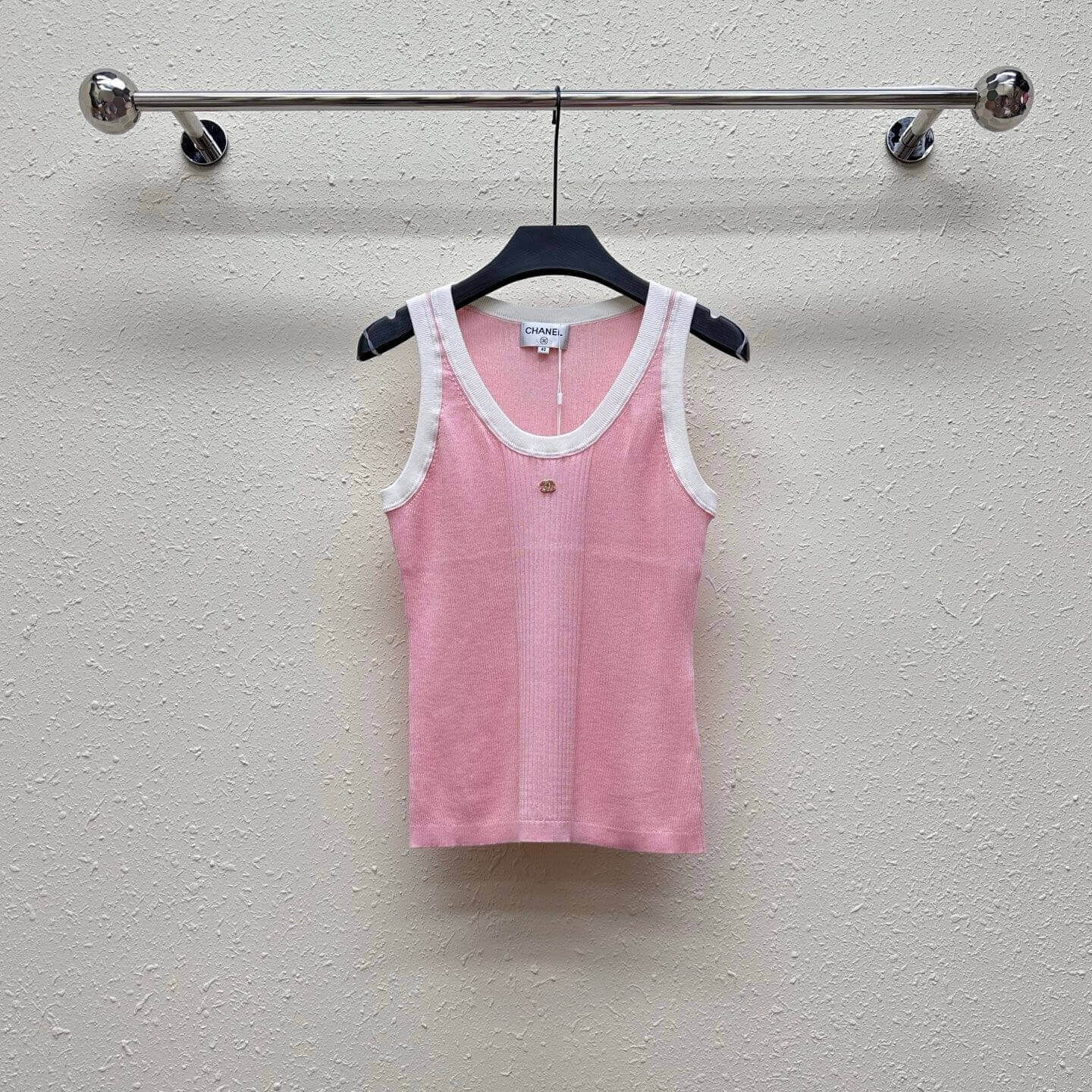Trendy Color-Block Trim Vest