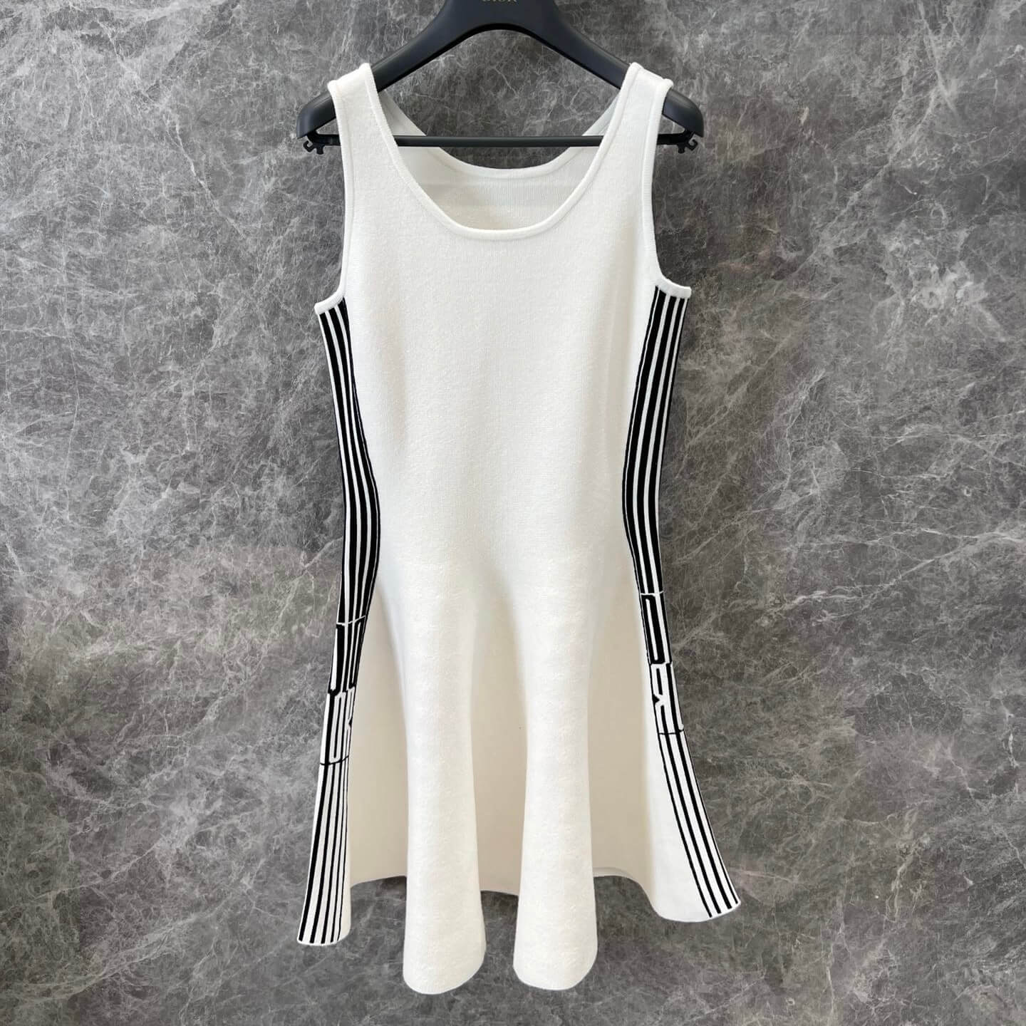 Side Webbing Patchwork Dress