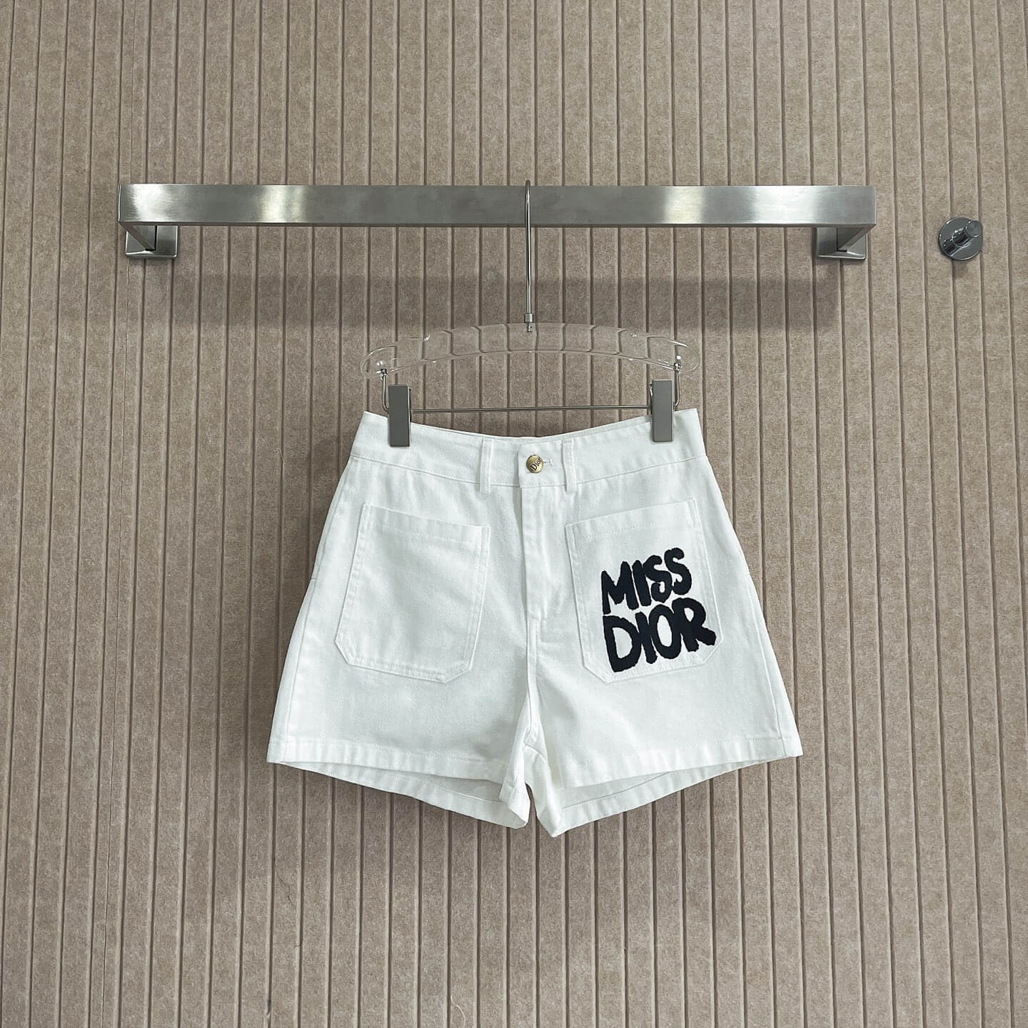 Classic White Pocket Shorts