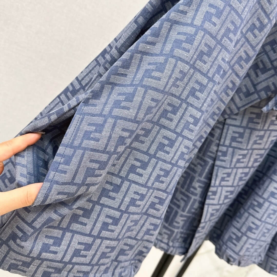 Classic All-Over Print Lettering Cape Coat