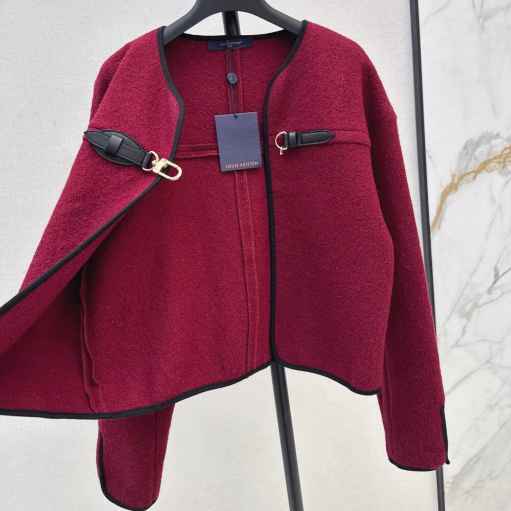 Vintage Classic Buckle Cape Coat
