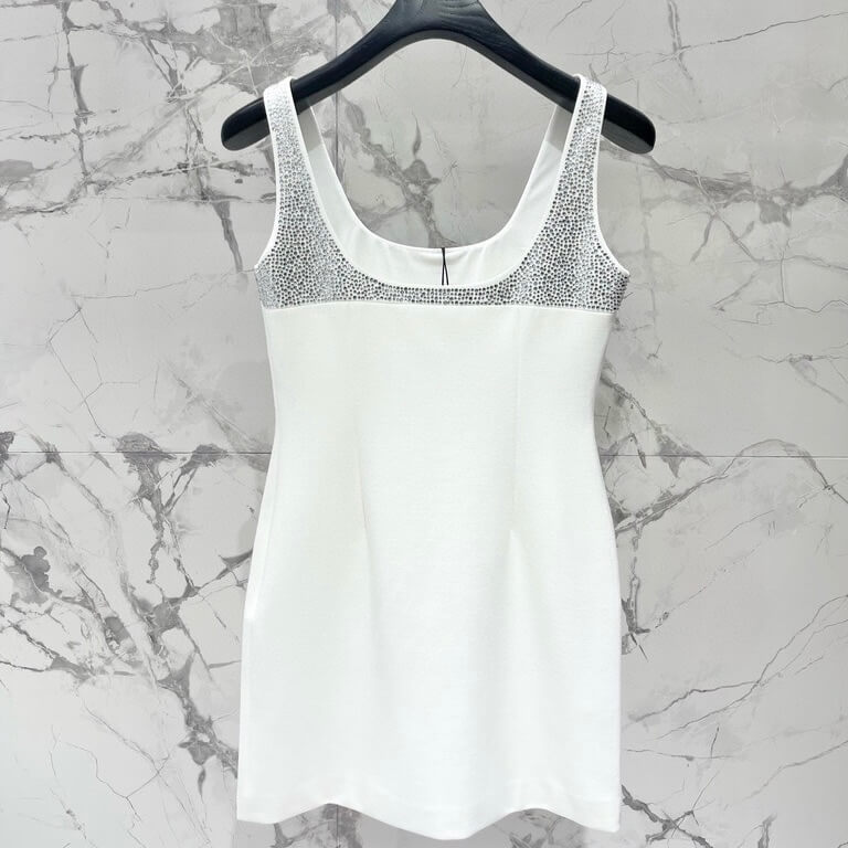 Sequin-Embellished Cutout Mini Dress