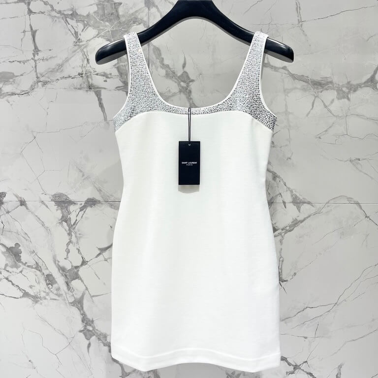 Sequin-Embellished Cutout Mini Dress