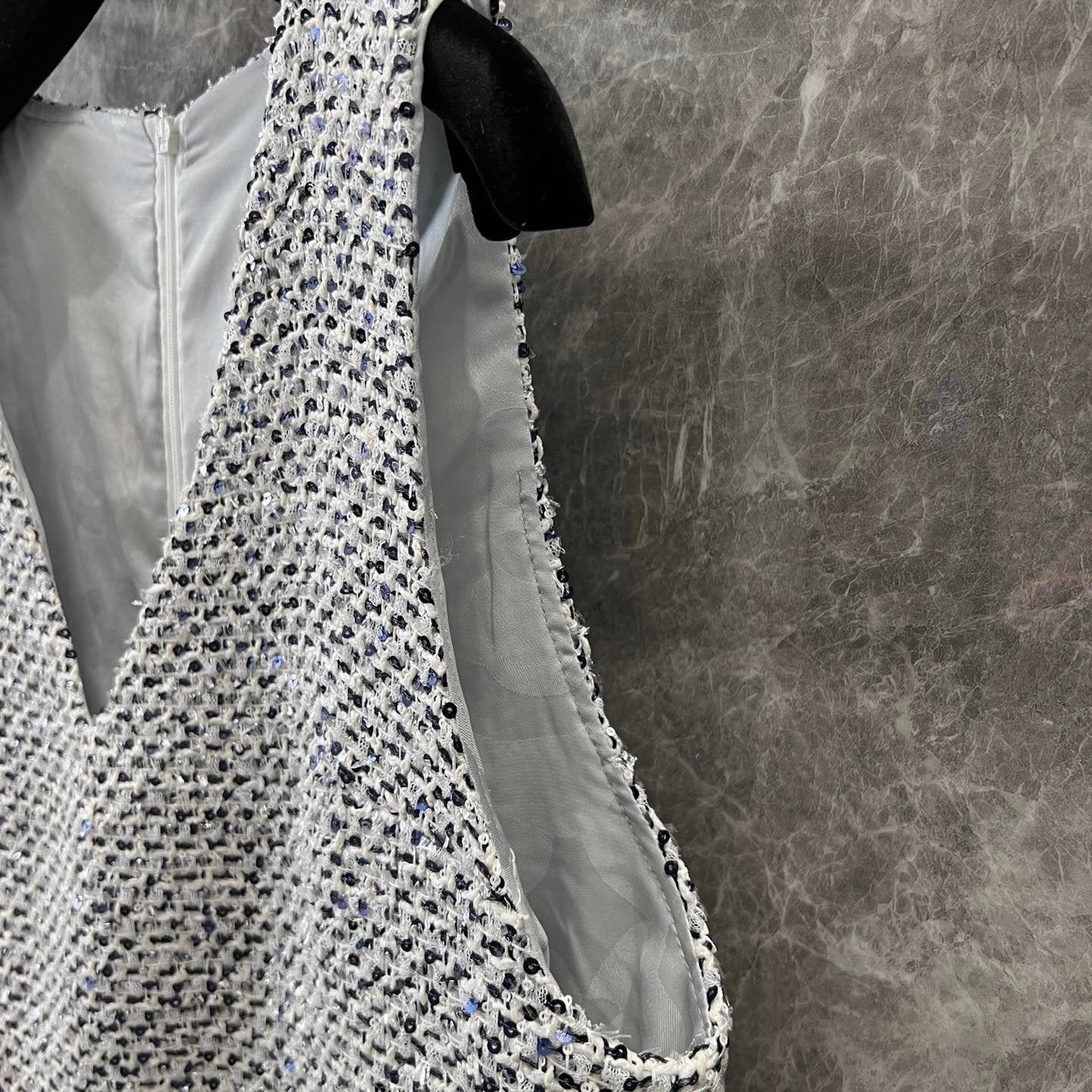 Socialite-Style Tweed Dress