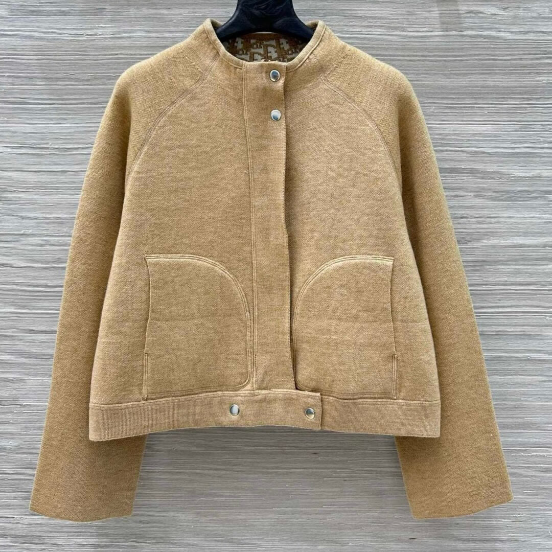 Classic Reversible Knit Jacket