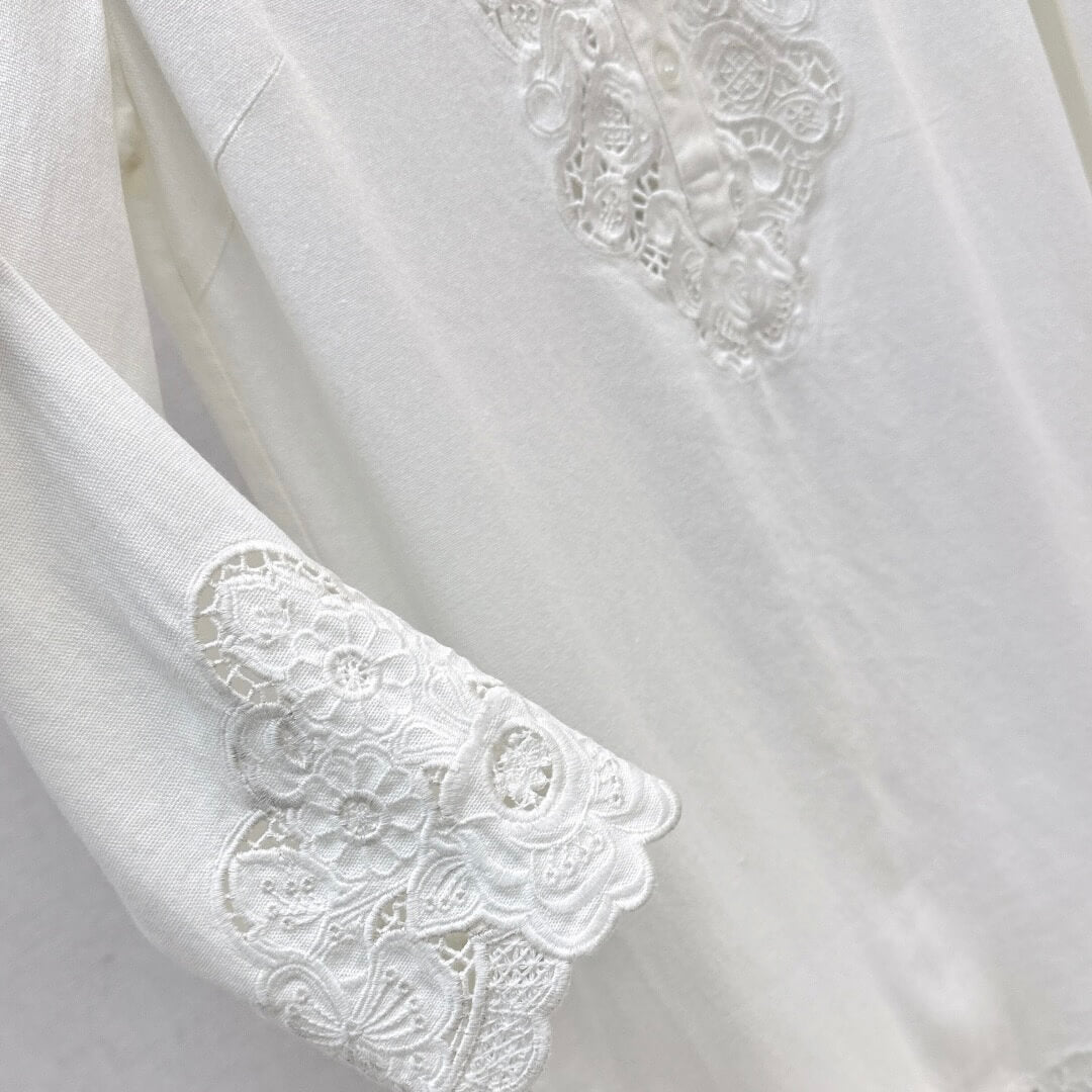 Elegant Heavy-Embroidered Full-Coverage Dress