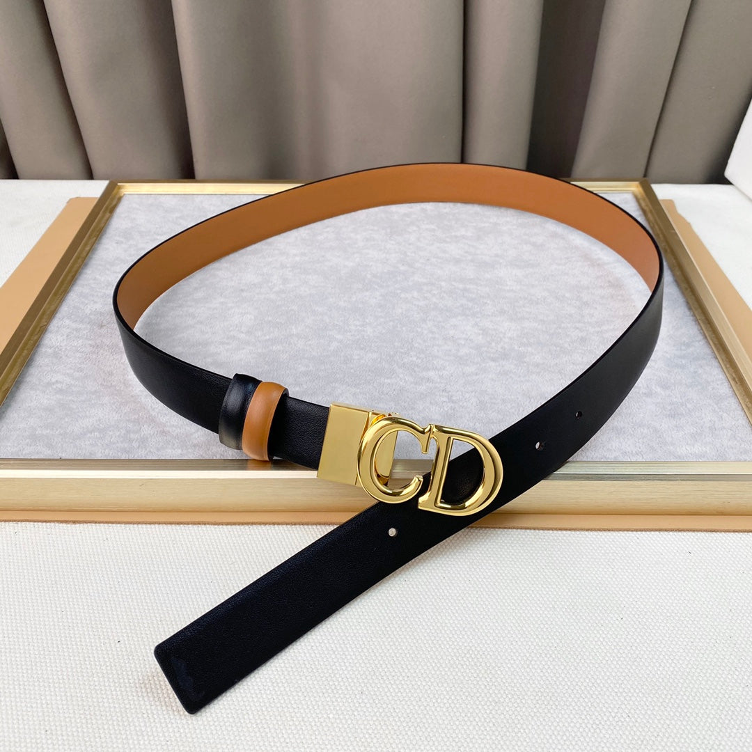 Two-Tone Reversible Logo Belt
