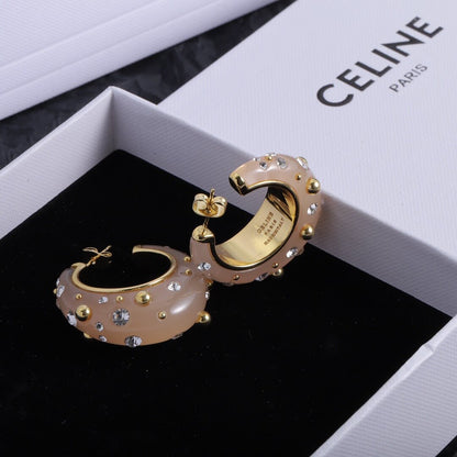 Chic Unique Diamond Stud Earrings