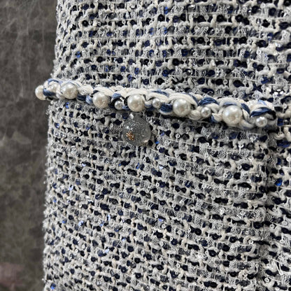 Socialite-Style Tweed Dress