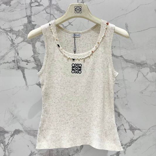 Slim-Fit Colorblock Sleeveless Shell Top