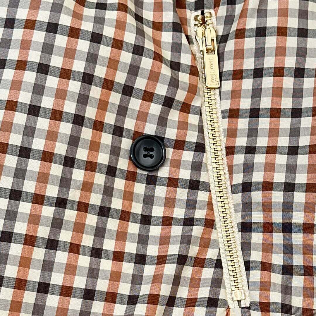 Classic Plaid Drawstring Mini Skirt