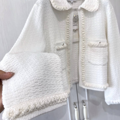Vintage High-End Knit Cardigan
