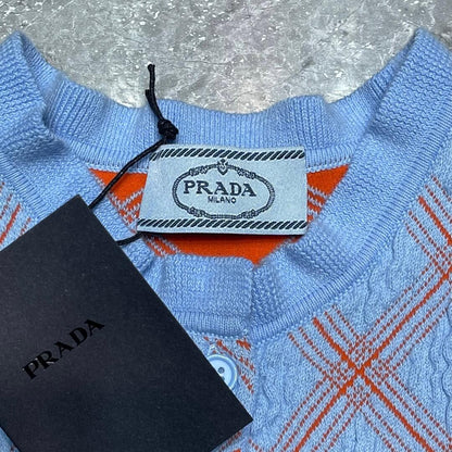 Diamond Pattern Lace Knitted Short Sleeve