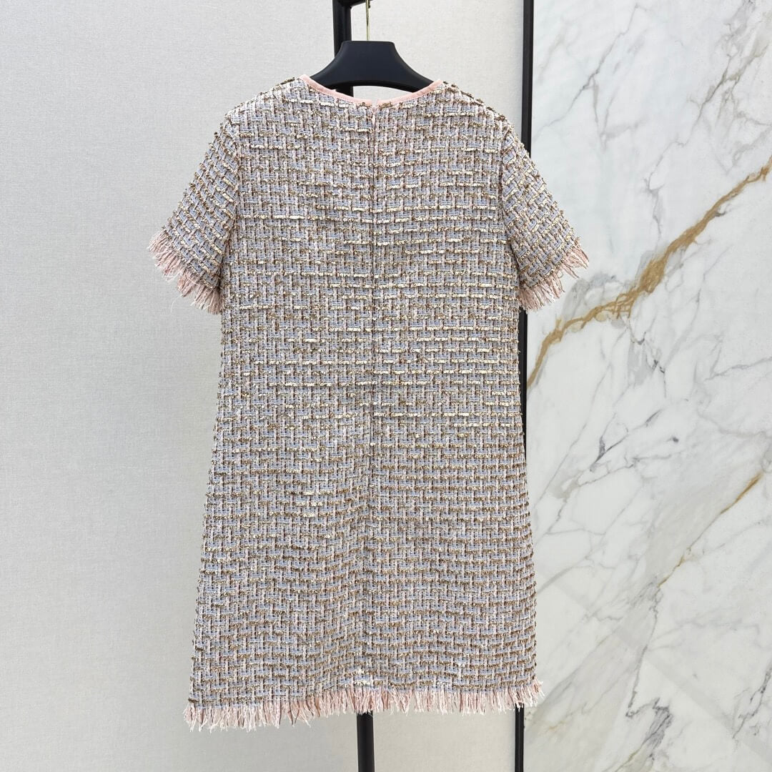 Exquisite Socialite-Style Beaded Dress
