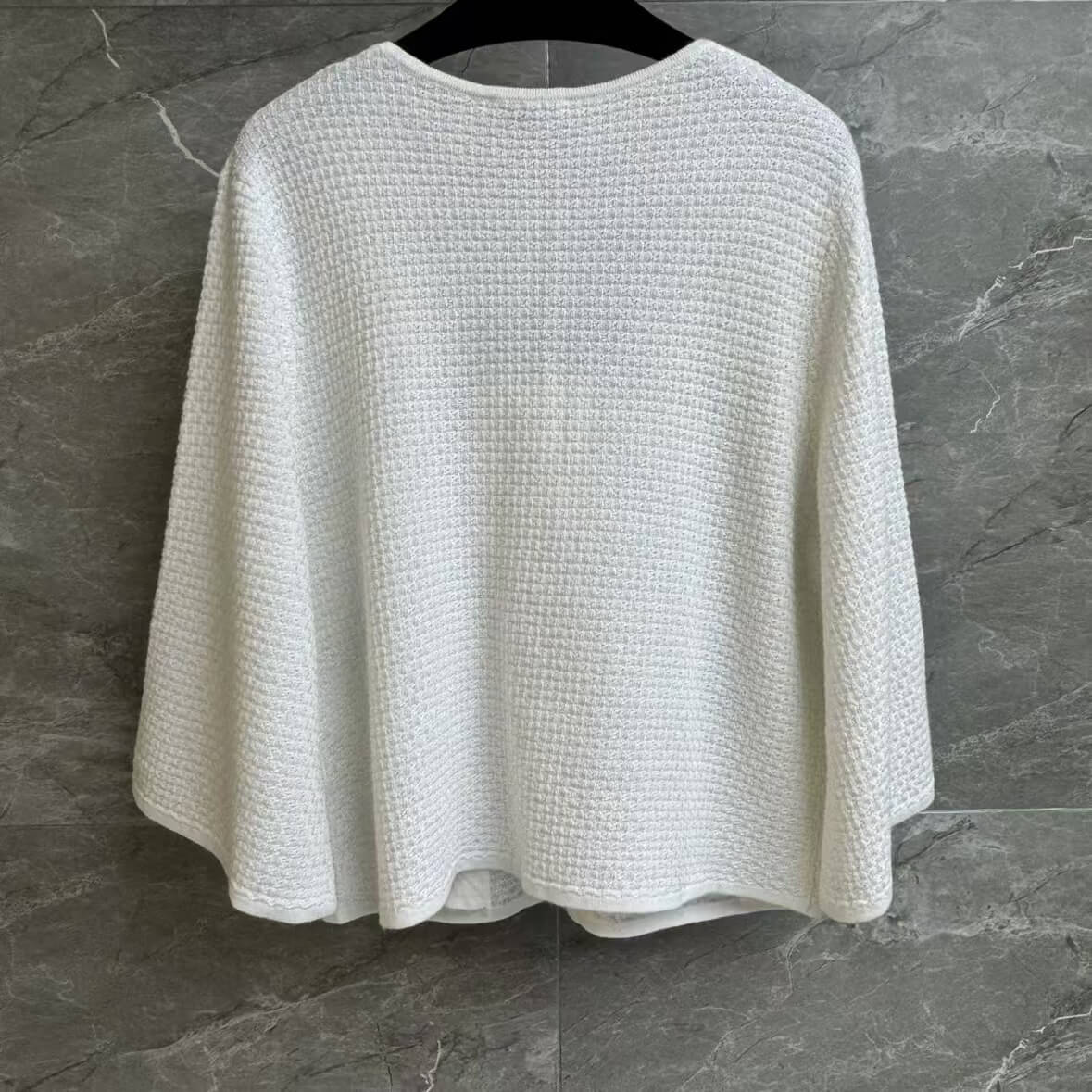 Classic Camellia Metal-Button Cardigan