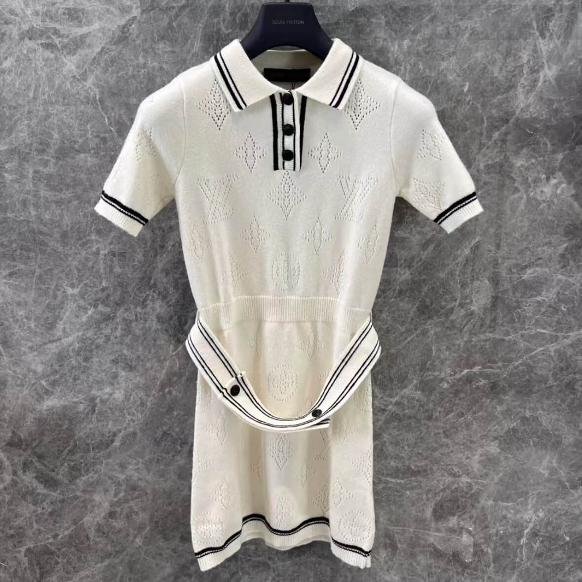 Nautical Vacation Knit Dress