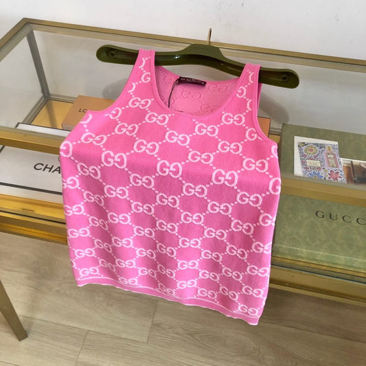 Classic Pink Cotton Jacquard Dress