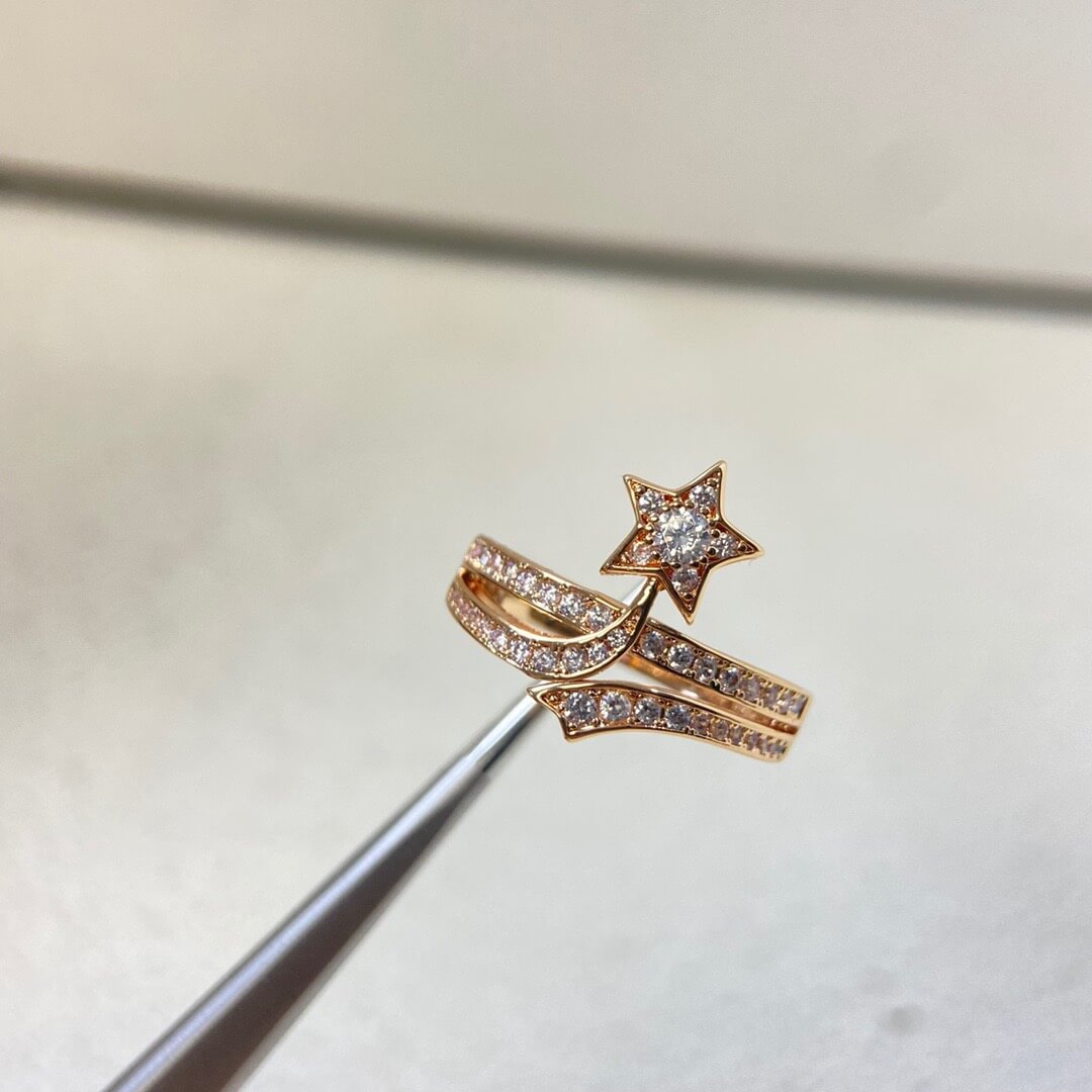 Comet Full-Diamond Ring