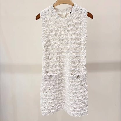 Elegant 3D Texture Knit Dress