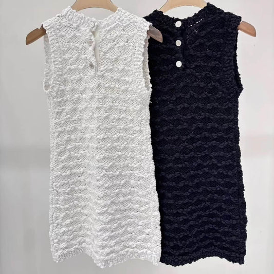 Elegant 3D Texture Knit Dress