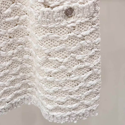 Elegant 3D Texture Knit Dress
