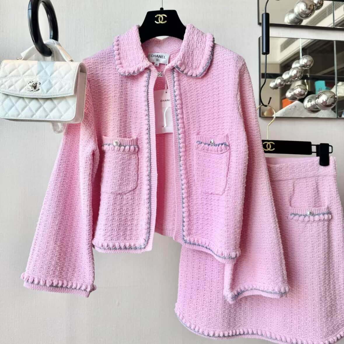 Vintage High-End Knit Cardigan