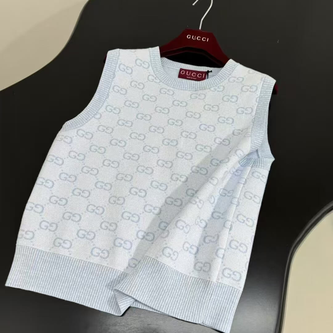 Classic Subtle-Texture All-Over Print Vest