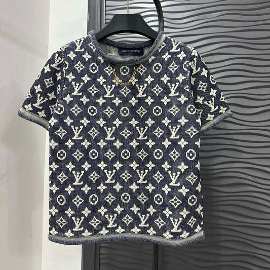 Vintage All-Over Print Chain T-Shirt