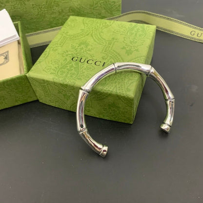 Vintage Bamboo-Joint Open Bangle