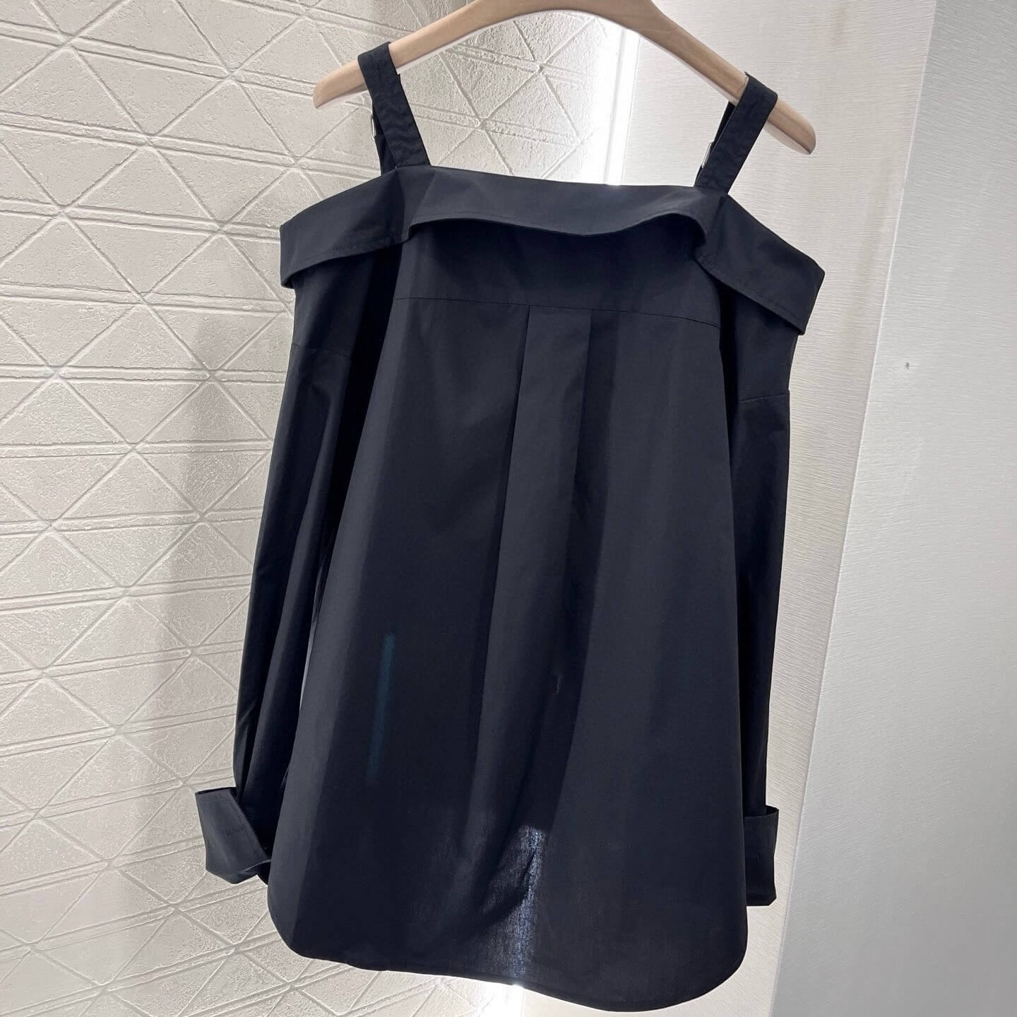 Trendy One-Shoulder Strap Blouse