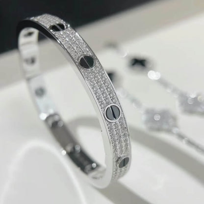 Black Diamond-Embellished Bracelet